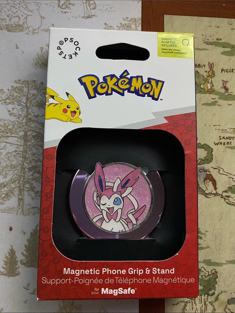 Sylveon Magnetic Phone Grip & Stand - Pink